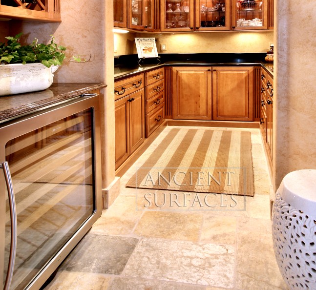 Antique Limestone Floors the French Arcane stone collection by Ancient Surfaces.
