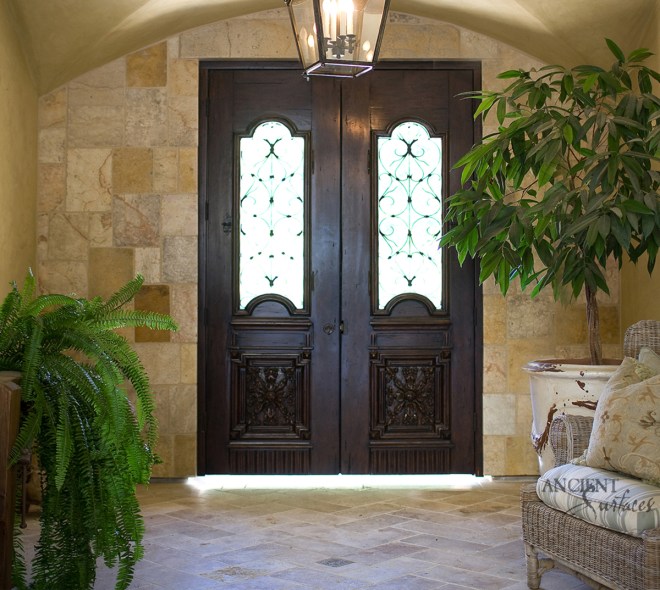 Antique Limestone Floors the French Arcane stone collection by Ancient Surfaces.