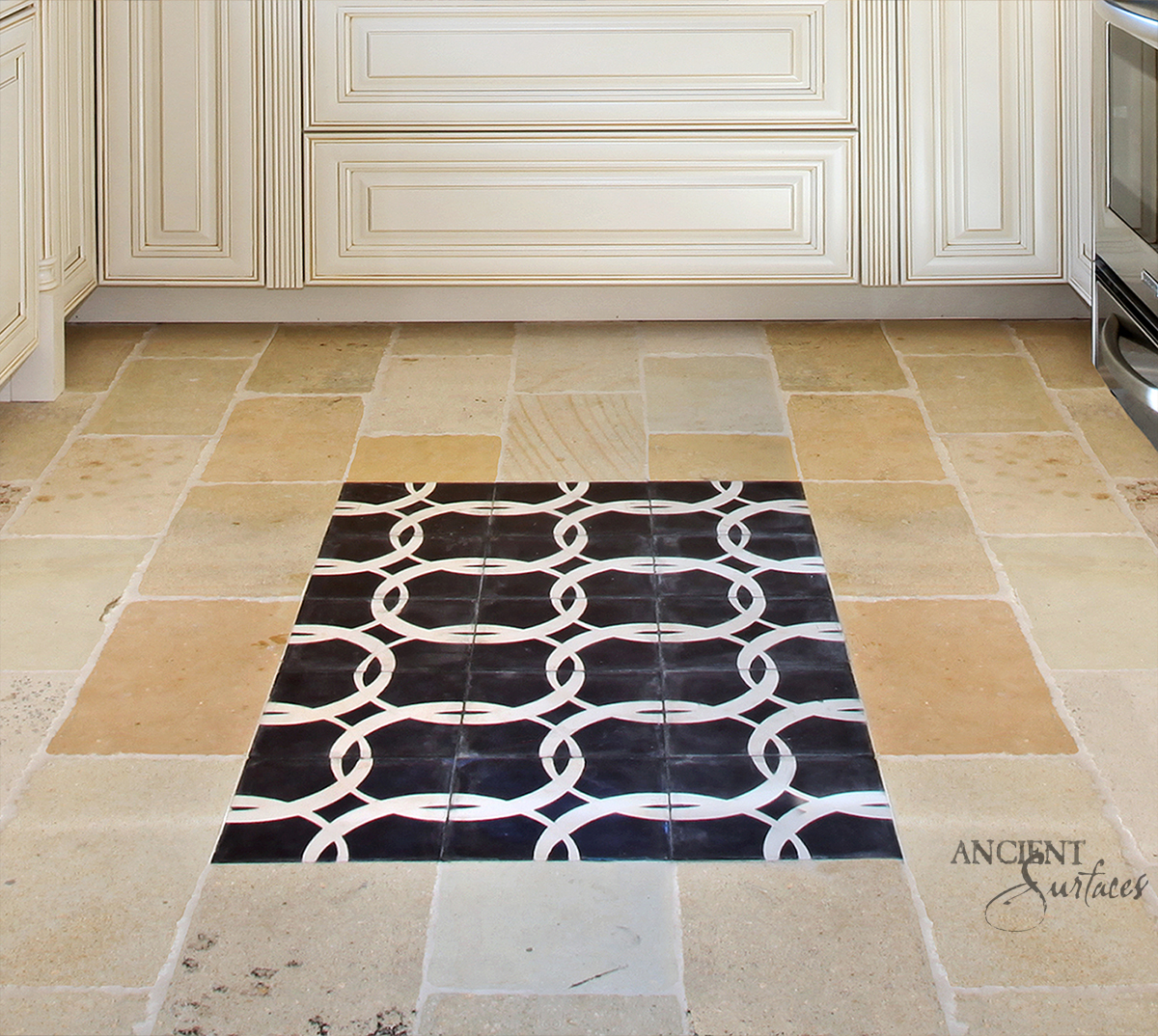 Antique Limestone Floors the French Arcane stone collection by Ancient Surfaces.