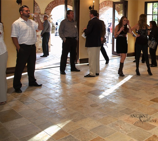 Antique Limestone Floors the French Arcane stone collection by Ancient Surfaces.