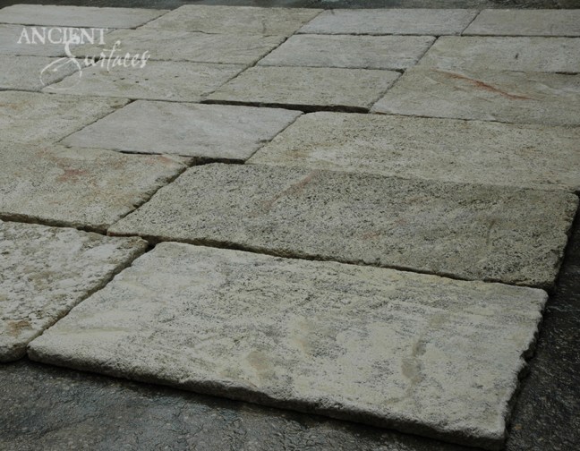 Antique Kronos French Limestone on display