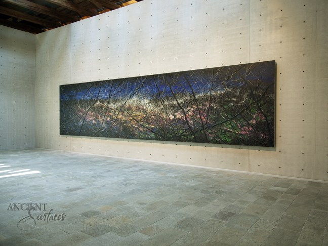 Antique Kronos French Limestone in a museum floor