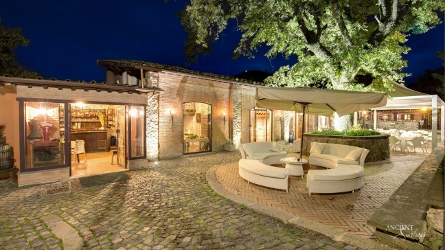 Antique Limestone Pool Patio and BBQ deck-18