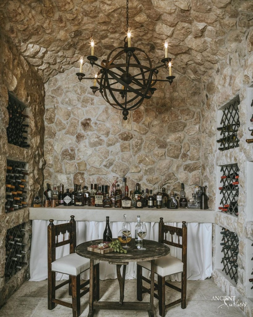 atmospheric wine cellar by Ancient Surfaces, its robust limestone structure providing the perfect conditions for wine storage


Antique Limestone Cladding
Ancient Limestone Vault
Coffered Ceiling in Stone
Antique Tuscan Wall Cladding
Reclaimed Limestone Flooring
Antique Kronos Stone 
Antique Millennium Planks
Wine Tasting Room 
Lauren Leiss