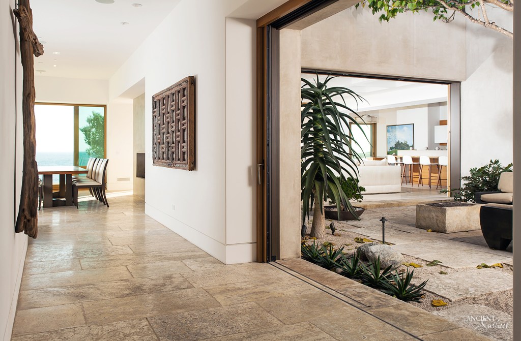 Chic villa interior adorned with Antique Stone Millennium Planks
Maltese Flooring 
Limestone flooring
French Limestone flooring 
