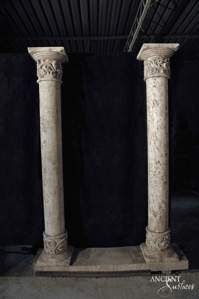 Ancient Surfaces Columns
Classical Stone Pillars
Greek limestone columns
Roman limestone columns
Corinthian
Reclaimed limestone columns
Ancient Surfaces 