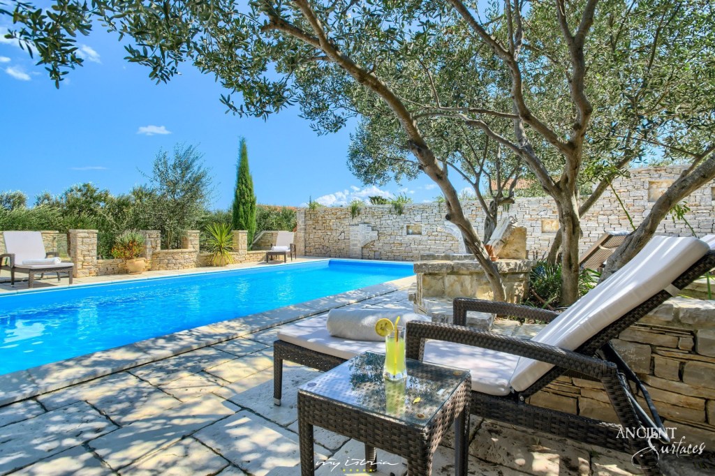 antique limestone pool coping
ancient surfaces
Outdoor millennium planks 
Vintage stone flooring 
Old world pavers
villa transformation
limestone wall cladding
outdoor transformation