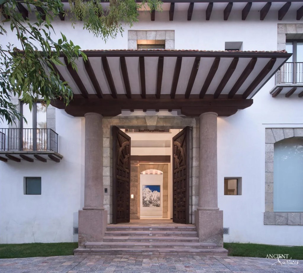 Stunning villa entrance, where new meets old design. Columns guarding the entrance.
Limestone columns
Ancient Surfaces
Ancient Columns
Vintage limestone columns
Limestone patio design
Antique limestone entryway
Old stone doorway
Front door facade
Reclaimed limestone entrance