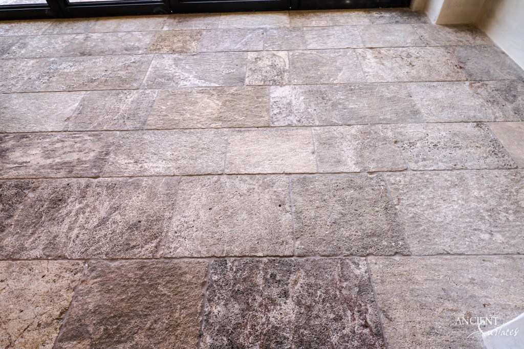 A tribute to the transformative power and storytelling ability of unique floor tiles.
Limestone flooring
Vintage old world stone 
Reclaimed limestone floor
Ancient Surfaces
Antique Kronos Limestone flooring
Reclaimed stone tiles 
Salvaged Pave