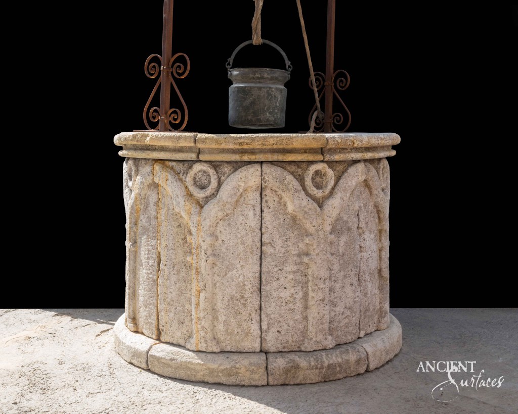 Ancient Surfaces limestone wells
Antique garden wells
Hand-carved limestone art
Historical garden features
Luxury garden wells
Reclaimed ancient limestone
Timeless well designs
Artisan-crafted garden elements
Elegant limestone garden decor
Natural stone wells
Custom limestone garden pieces
Heritage outdoor features
Rustic limestone wells
Decorative stone wells
Sophisticated garden enhancements