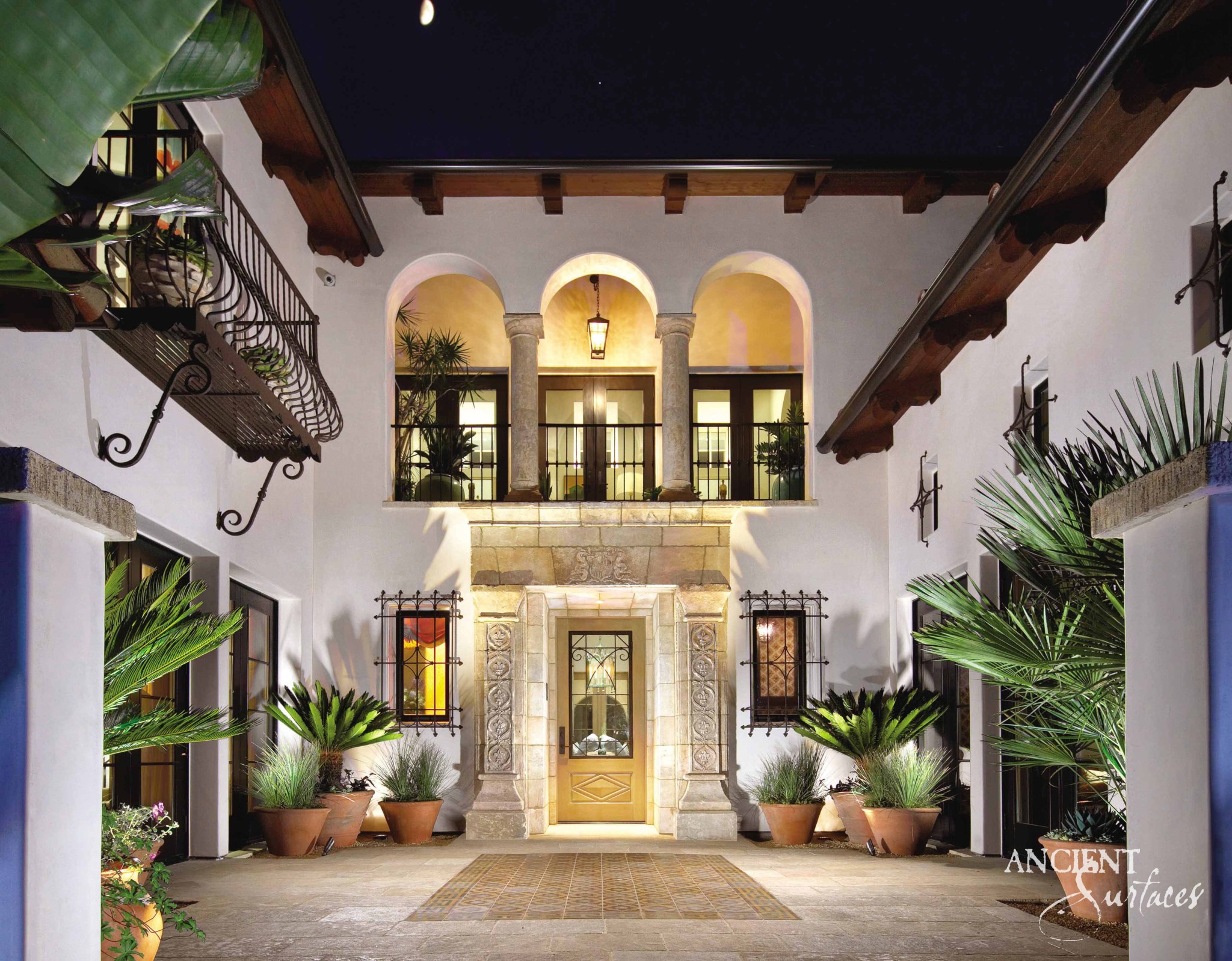 Majestic Limestone Columns: A Timeless Elegance by Ancient Surfaces
