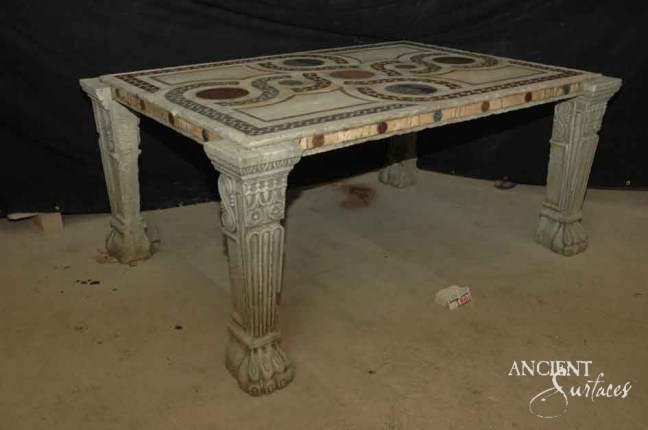 Timeless Craftsmanship: Exquisite Antique Limestone Tables by Ancient ...