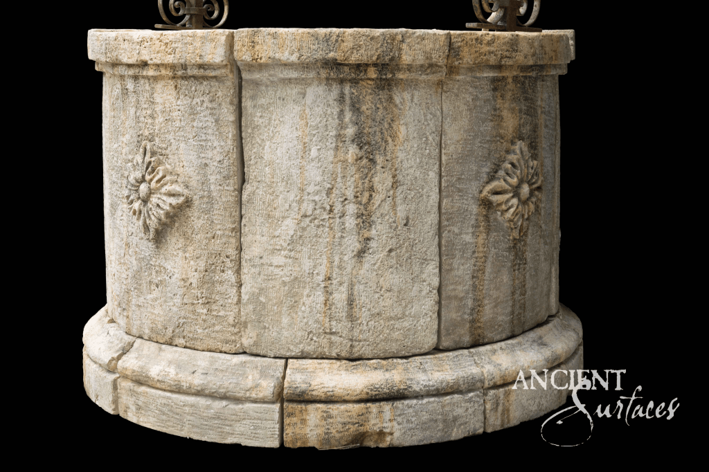 Ancient Surfaces reclaimed limestone wells
Antique limestone wells for courtyards
Reclaimed limestone garden fountains
Historic limestone wellheads by Ancient Surfaces
Barrel-shaped reclaimed limestone wells
Octagonal antique limestone well with carvings
Cylindrical reclaimed limestone cistern surrounds
Reclaimed limestone wells converted to fountains
Antique limestone courtyard wells with patina
Hand-carved reclaimed limestone wellheads
Rustic reclaimed limestone wells for gardens
Antique limestone wells with iron pulley
Reclaimed limestone square well with crest
Mediterranean reclaimed limestone garden wells
Decorative antique limestone wells by Ancient Surfaces
Luxury reclaimed limestone fountains and wells
Historic reclaimed limestone water features
Antique limestone wells for villas and estates
Architectural reclaimed limestone wells for landscapes
Ancient Surfaces antique stone well craftsmanship