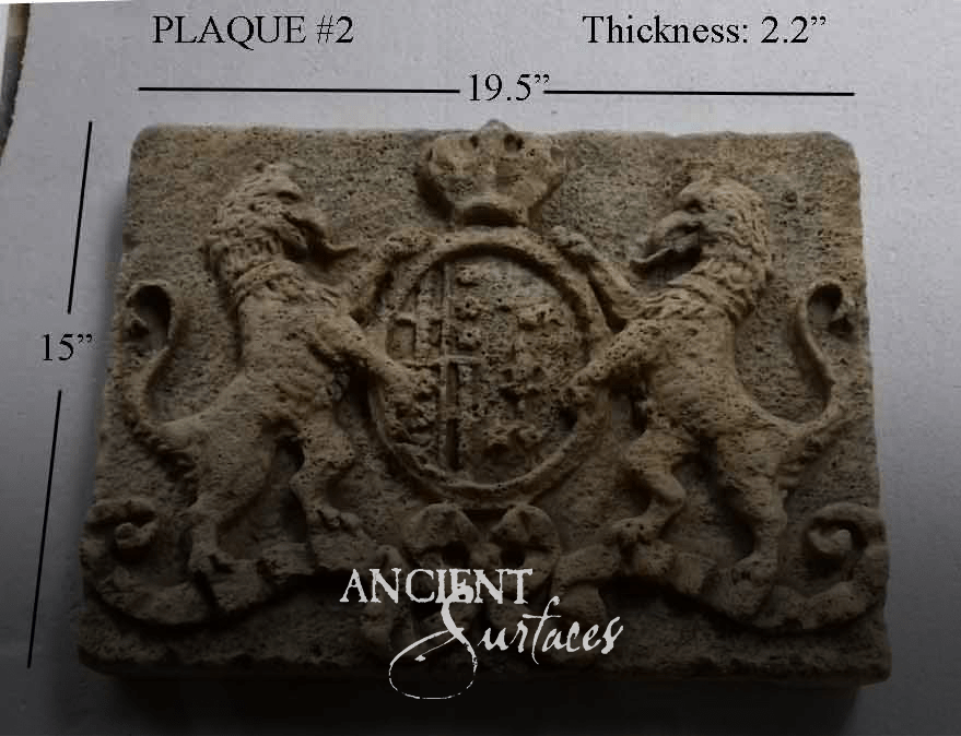 antique limestone plaques
reclaimed limestone wall plaque
heraldic limestone crest plaque
limestone coat of arms wall relief
carved limestone heraldic shield
antique stone plaque for wall decor
reclaimed European limestone plaques
Ancient Surfaces limestone plaques
Ancient Surfaces reclaimed stone plaques
antique limestone crest wall art
carved limestone lions and crown plaque
limestone cartouche wall relief
reclaimed limestone architectural ornament
antique limestone garden wall plaque
limestone plaque for entryway feature wall
restored antique limestone relief panel
heritage stone wall plaque installation
reclaimed limestone plaque for fireplace surround
antique limestone medallion wall plaque
European heraldic stone plaque decor